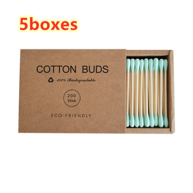 Bamboo stick cotton swab