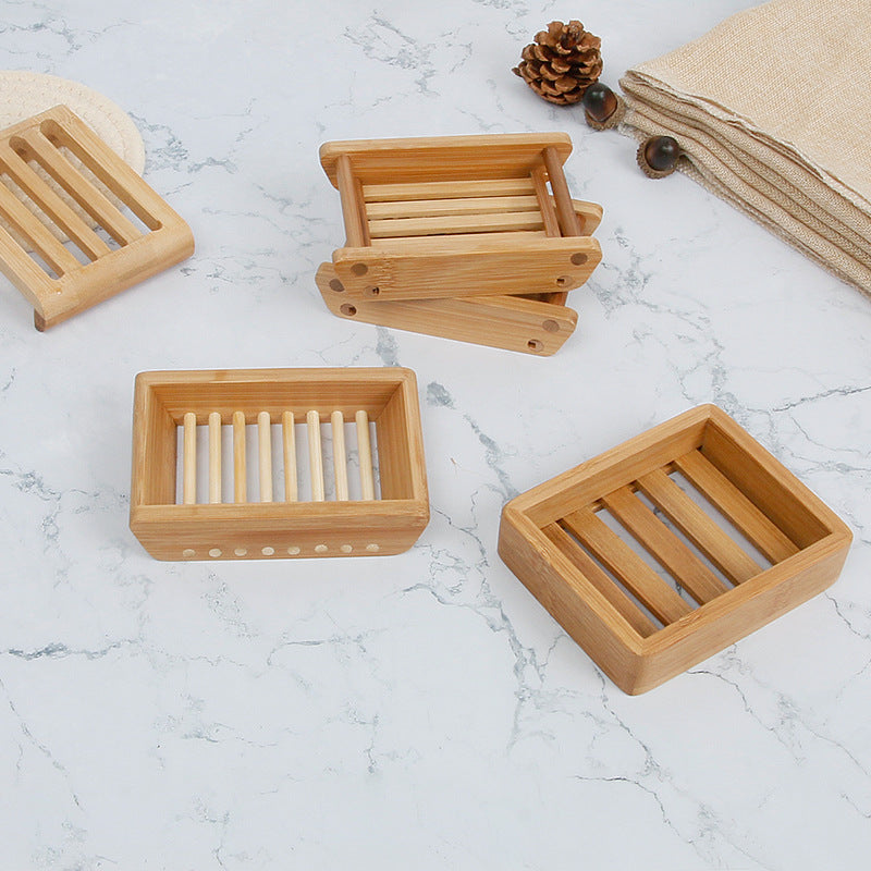 Bamboo Drain Dish Box