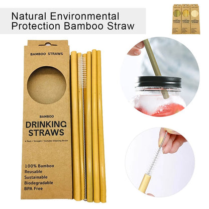 Natural Bamboo Straws