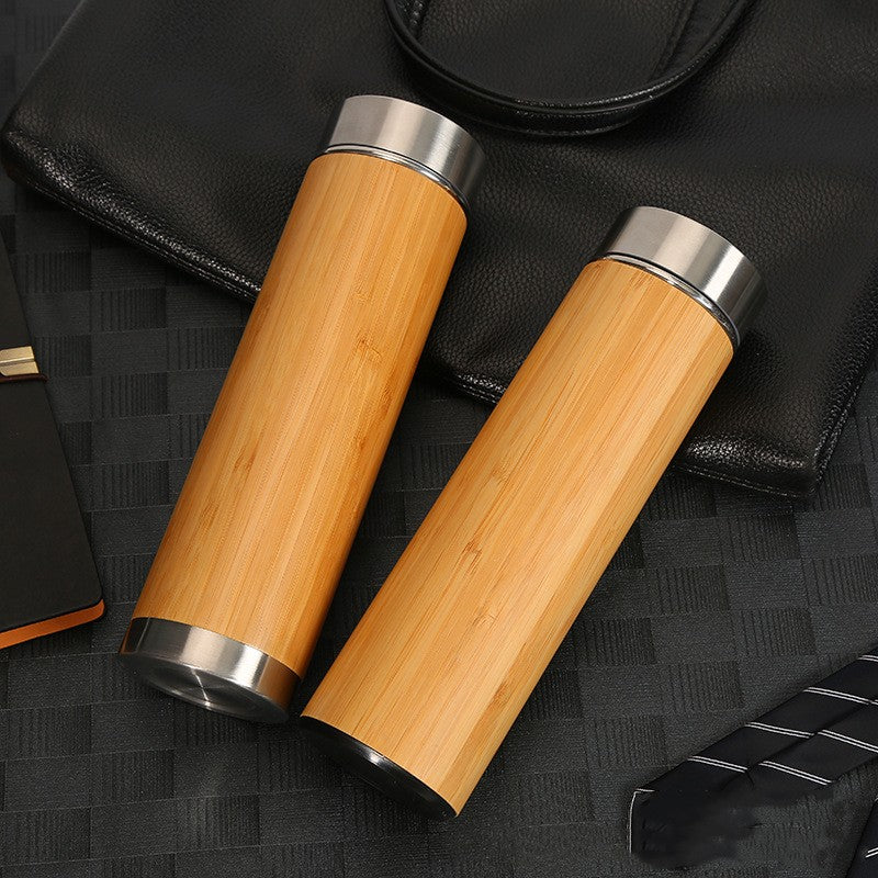 Insulated Bamboo Water Cup