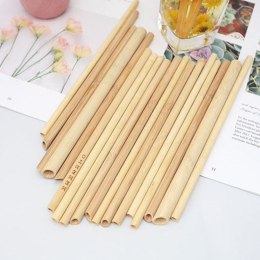 Bamboo Peeling Straw Set