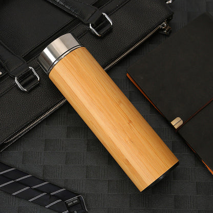 Insulated Bamboo Water Cup