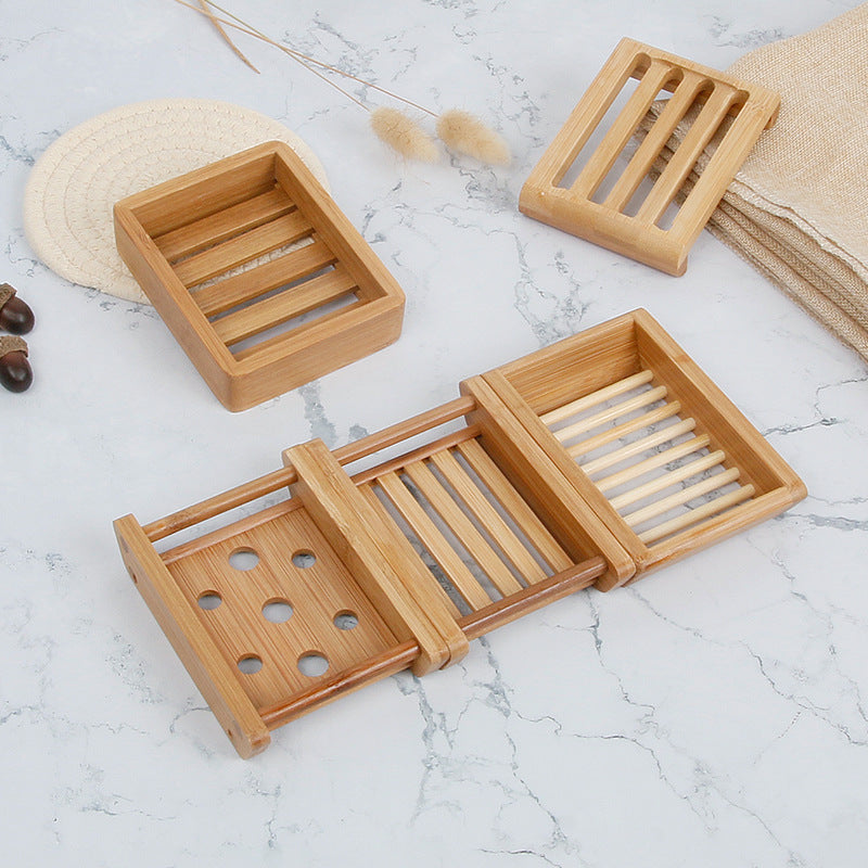 Bamboo Drain Dish Box